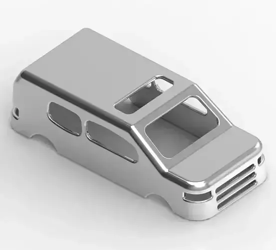 Passenger Car Body 3D print model