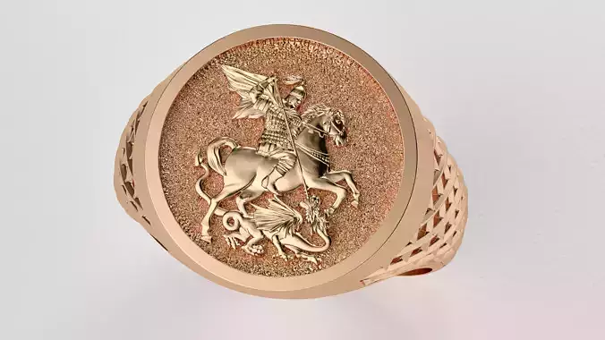 st George men ring