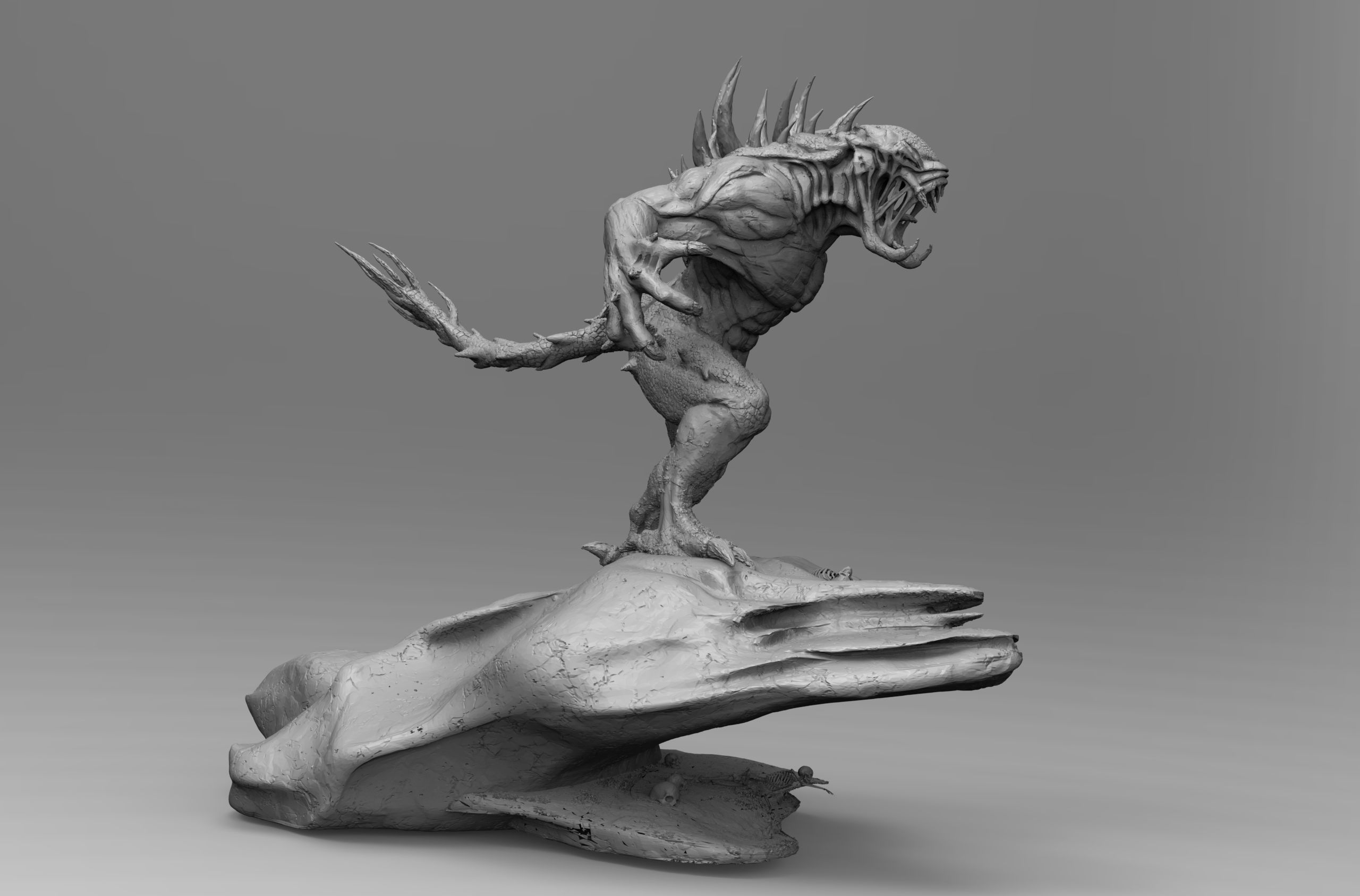 FAN ART GOLIATH EVOLVE STAGE 2 - PRINTING 3D 3D print model_5