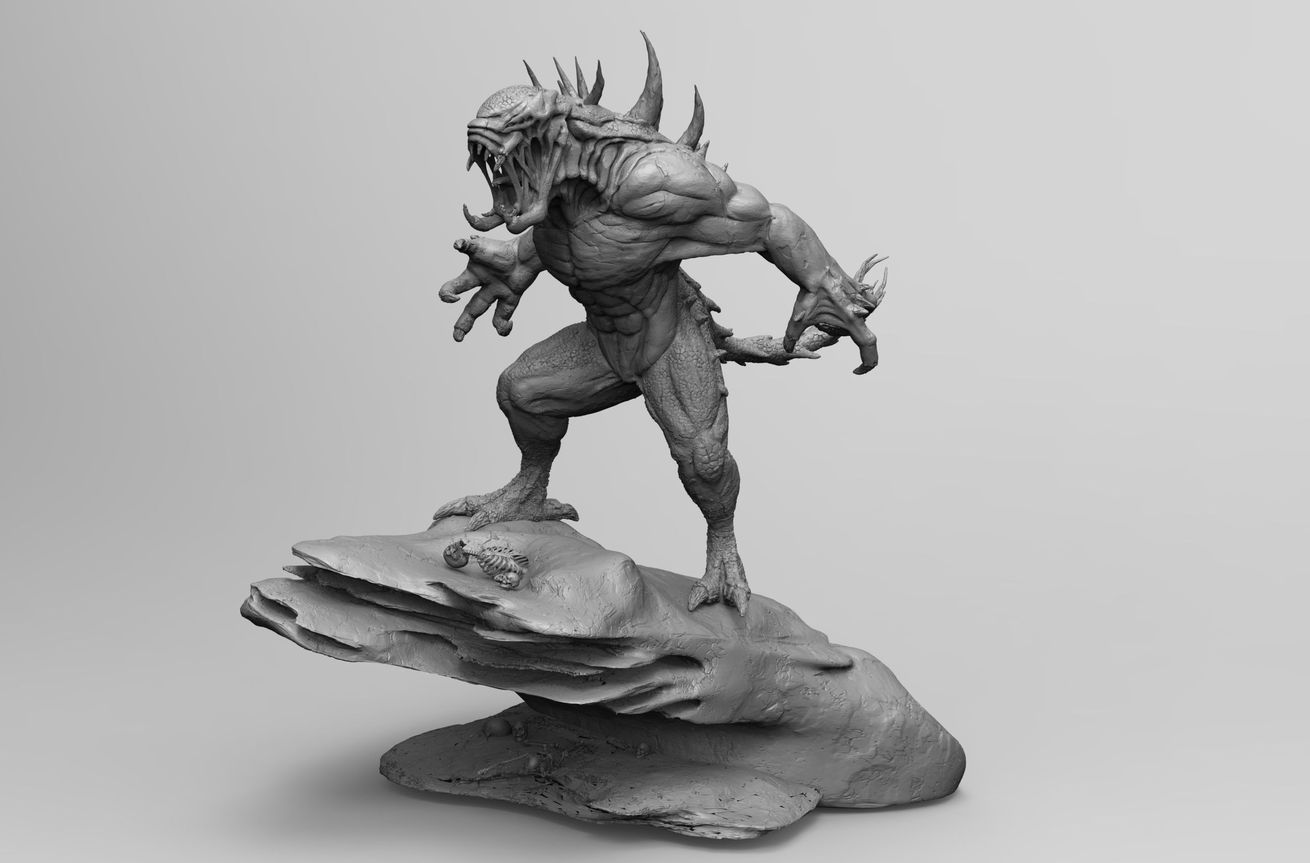 FAN ART GOLIATH EVOLVE STAGE 2 - PRINTING 3D 3D print model_4