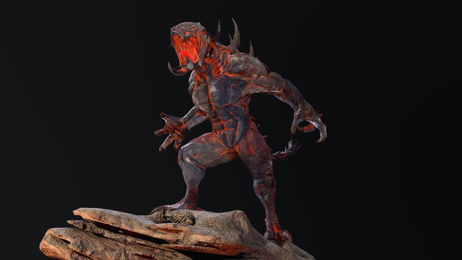 FAN ART GOLIATH EVOLVE STAGE 2 - PRINTING 3D 3D print model_11