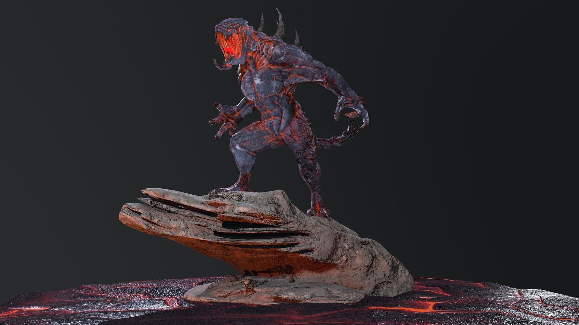 FAN ART GOLIATH EVOLVE STAGE 2 - PRINTING 3D 3D print model_2