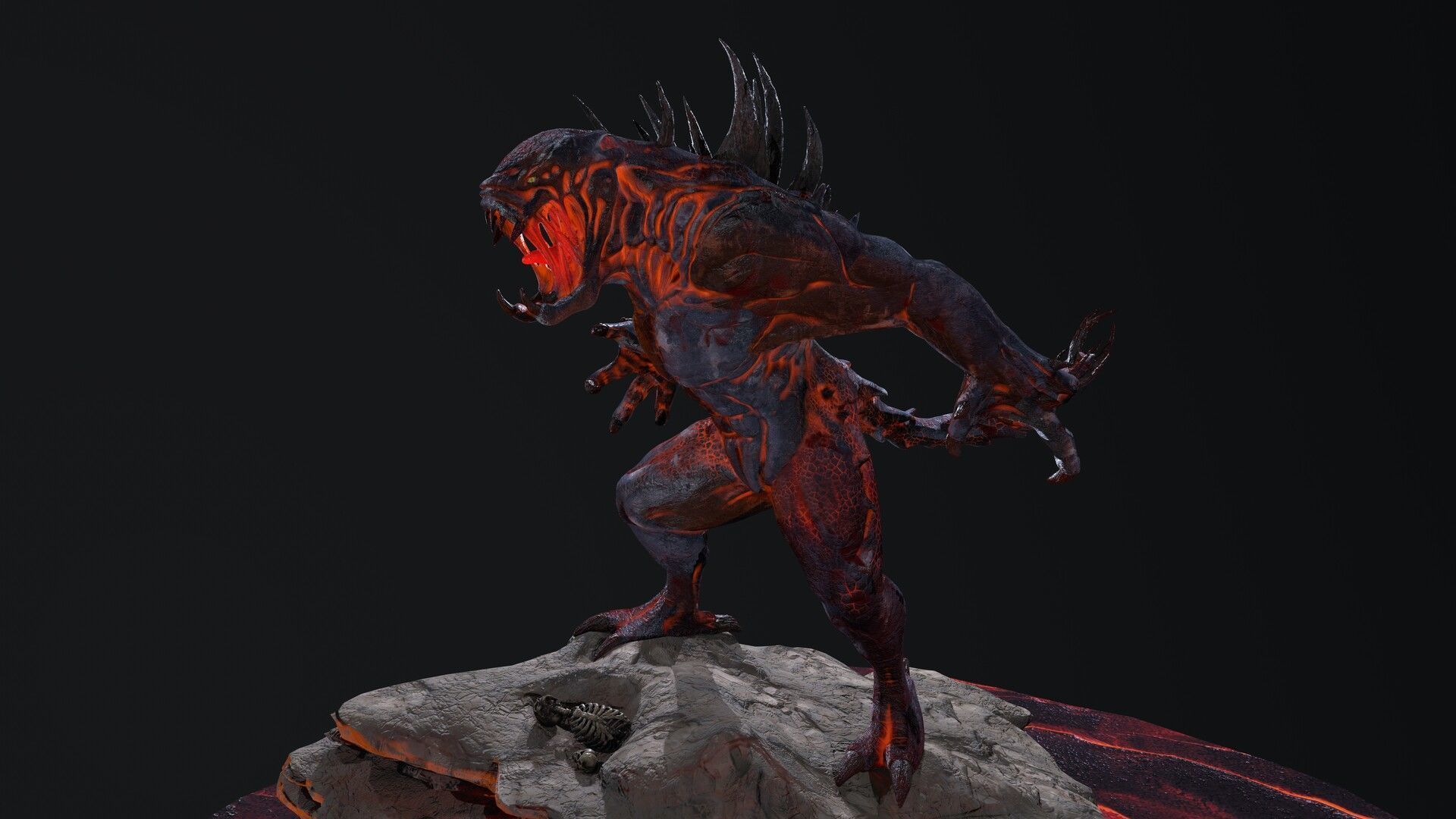 FAN ART GOLIATH EVOLVE STAGE 2 - PRINTING 3D 3D print model_6