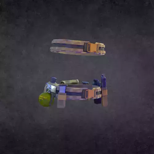 Fragmentation Grenade M24 Low-poly 3D model