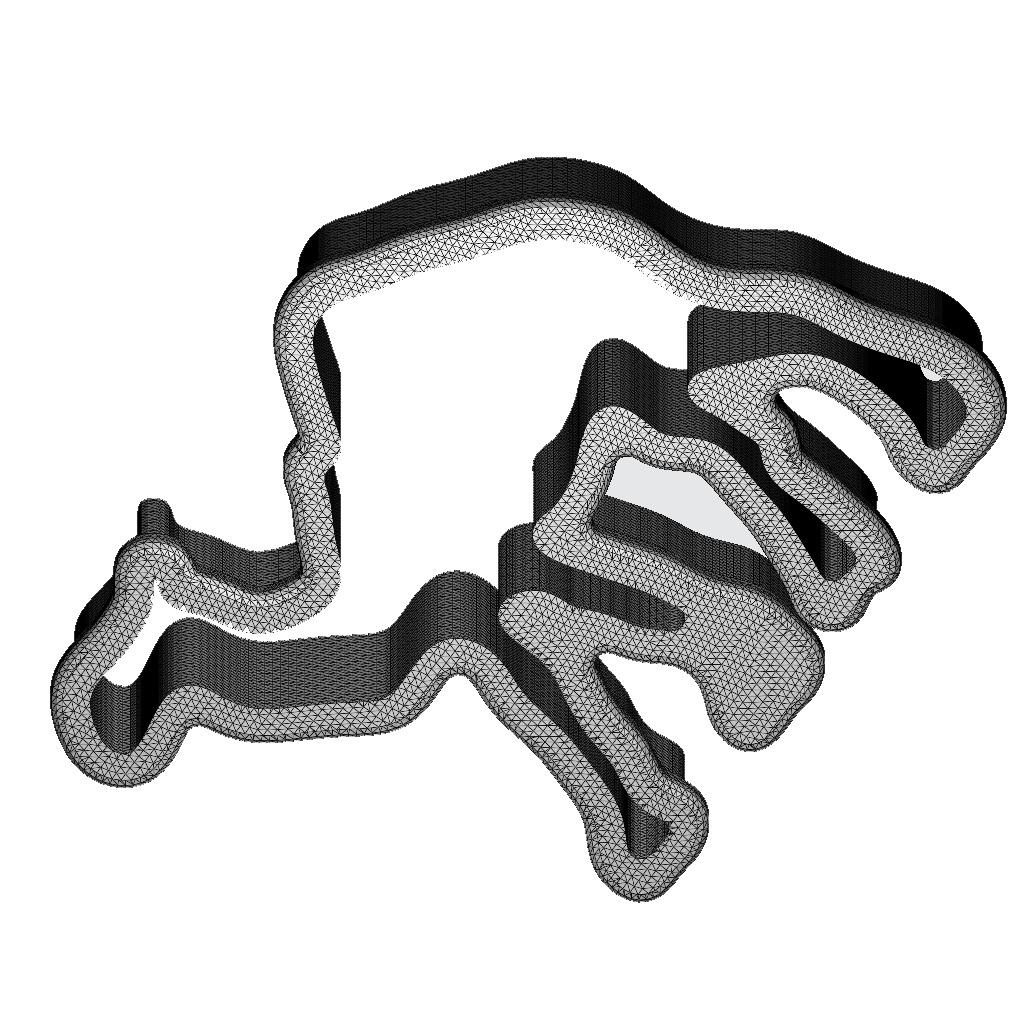 Cookie Cutter Camel 3D print model_4