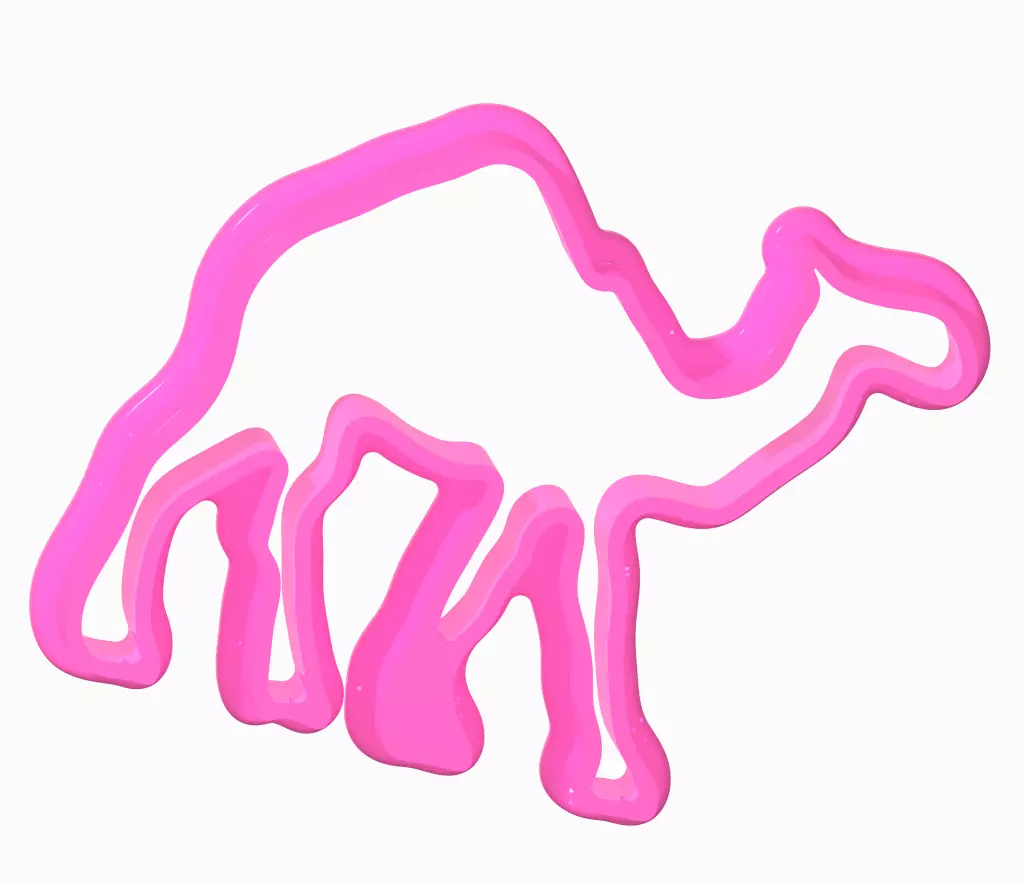 Cookie Cutter Camel 3D print model_0