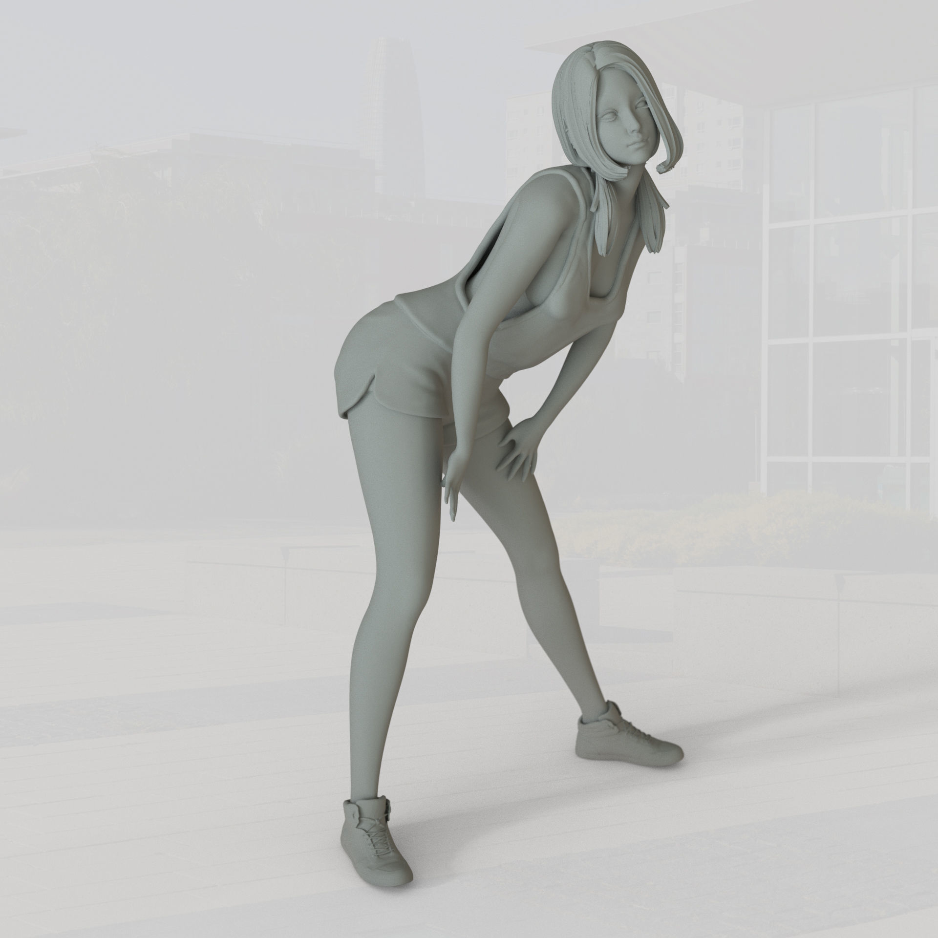 PG girl pack - Car model - PG - Pretty - Ready for 3D print 3D print model_11