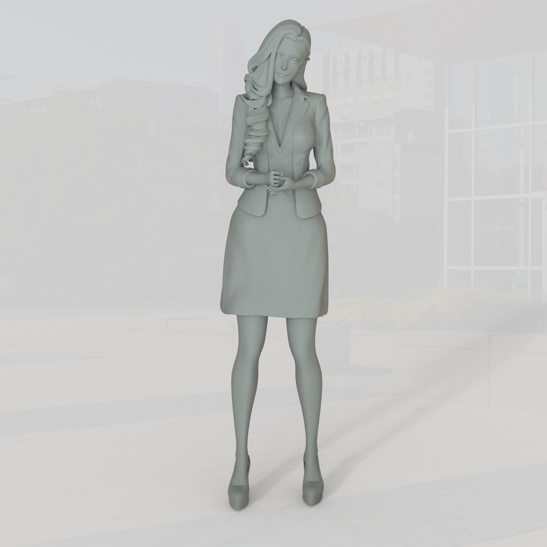 PG girl pack - Car model - PG - Pretty - Ready for 3D print 3D print model_27