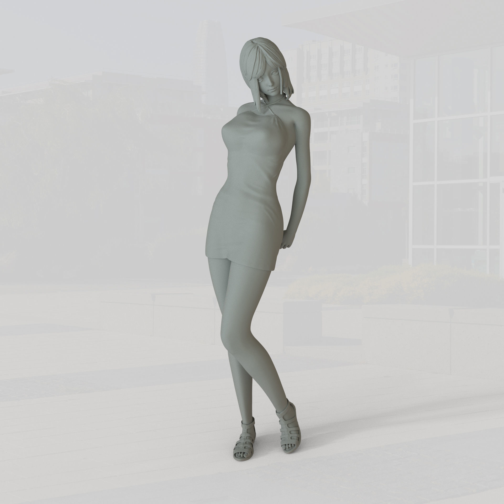 PG girl pack - Car model - PG - Pretty - Ready for 3D print 3D print model_15