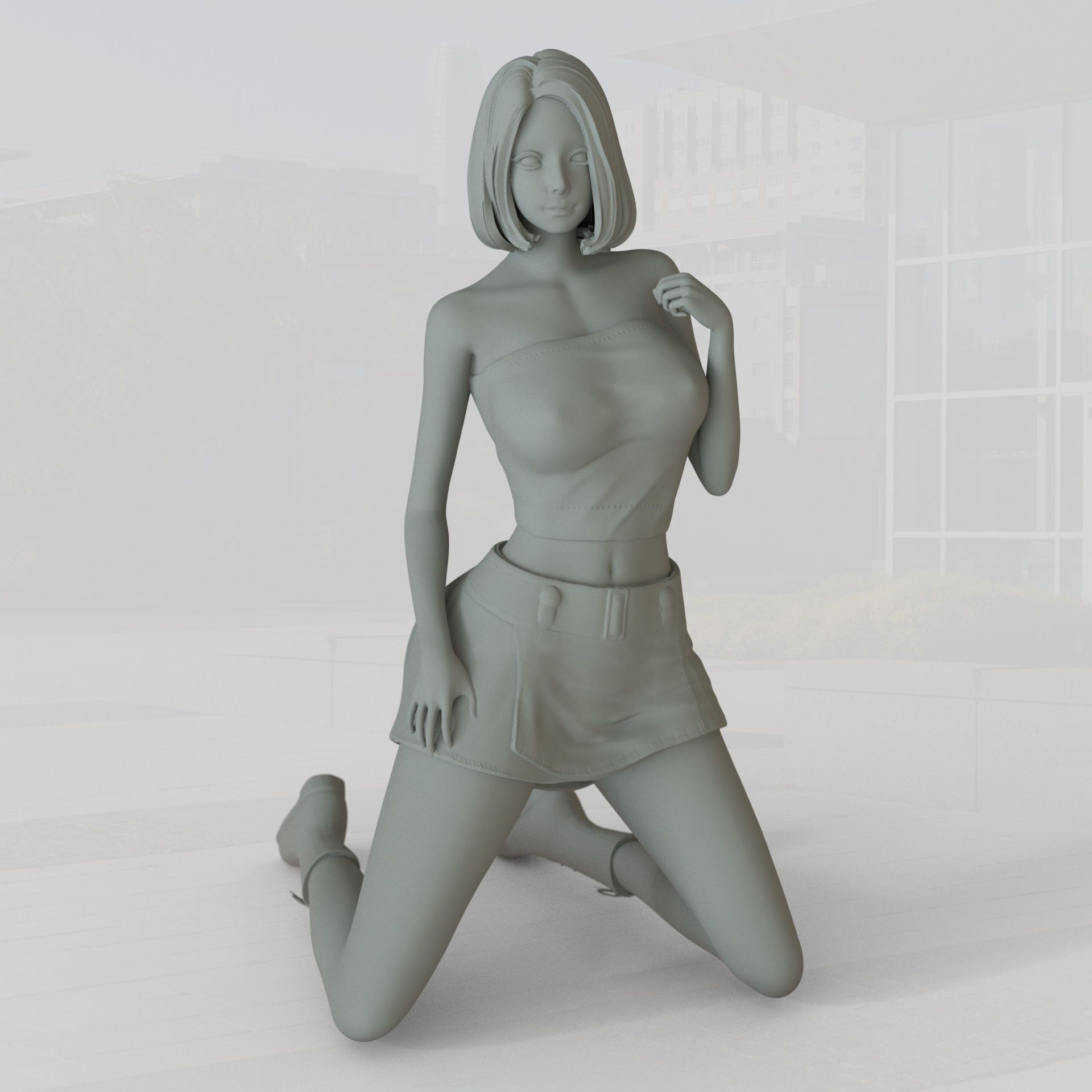 PG girl pack - Car model - PG - Pretty - Ready for 3D print 3D print model_20