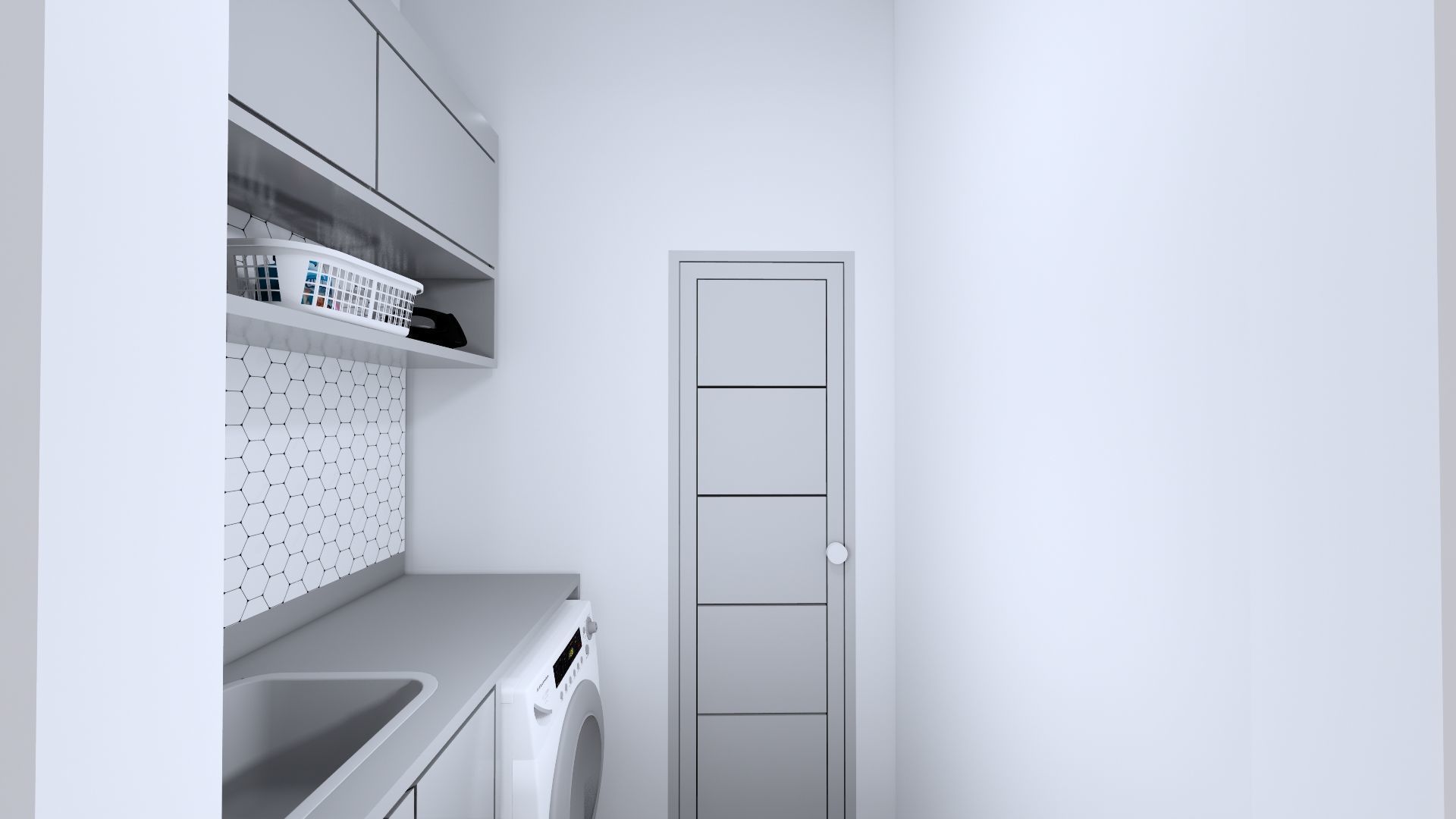 Luxury 2 floor House design with wooden House for reception 3D model_18