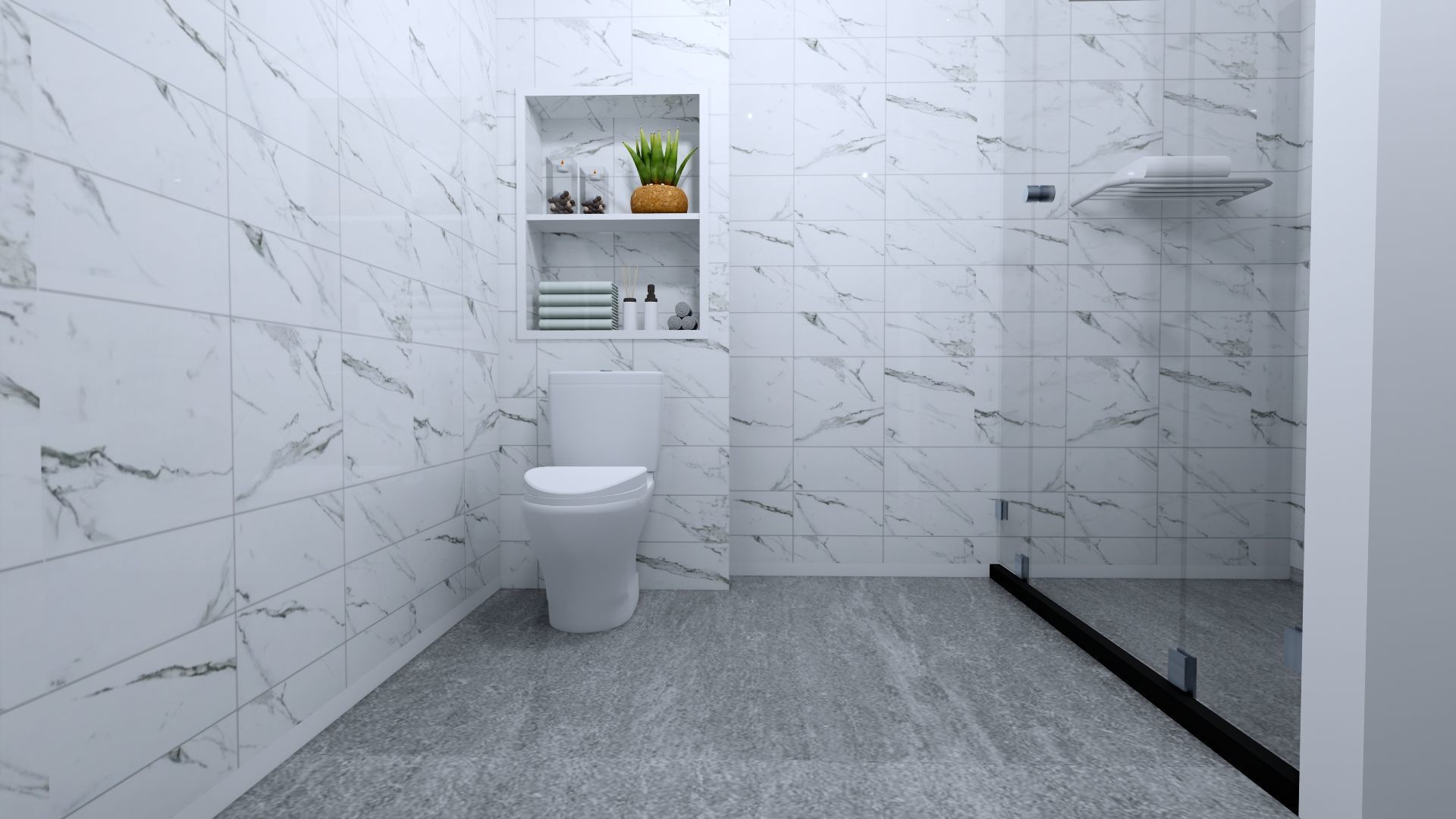 Luxury 2 floor House design with wooden House for reception 3D model_100