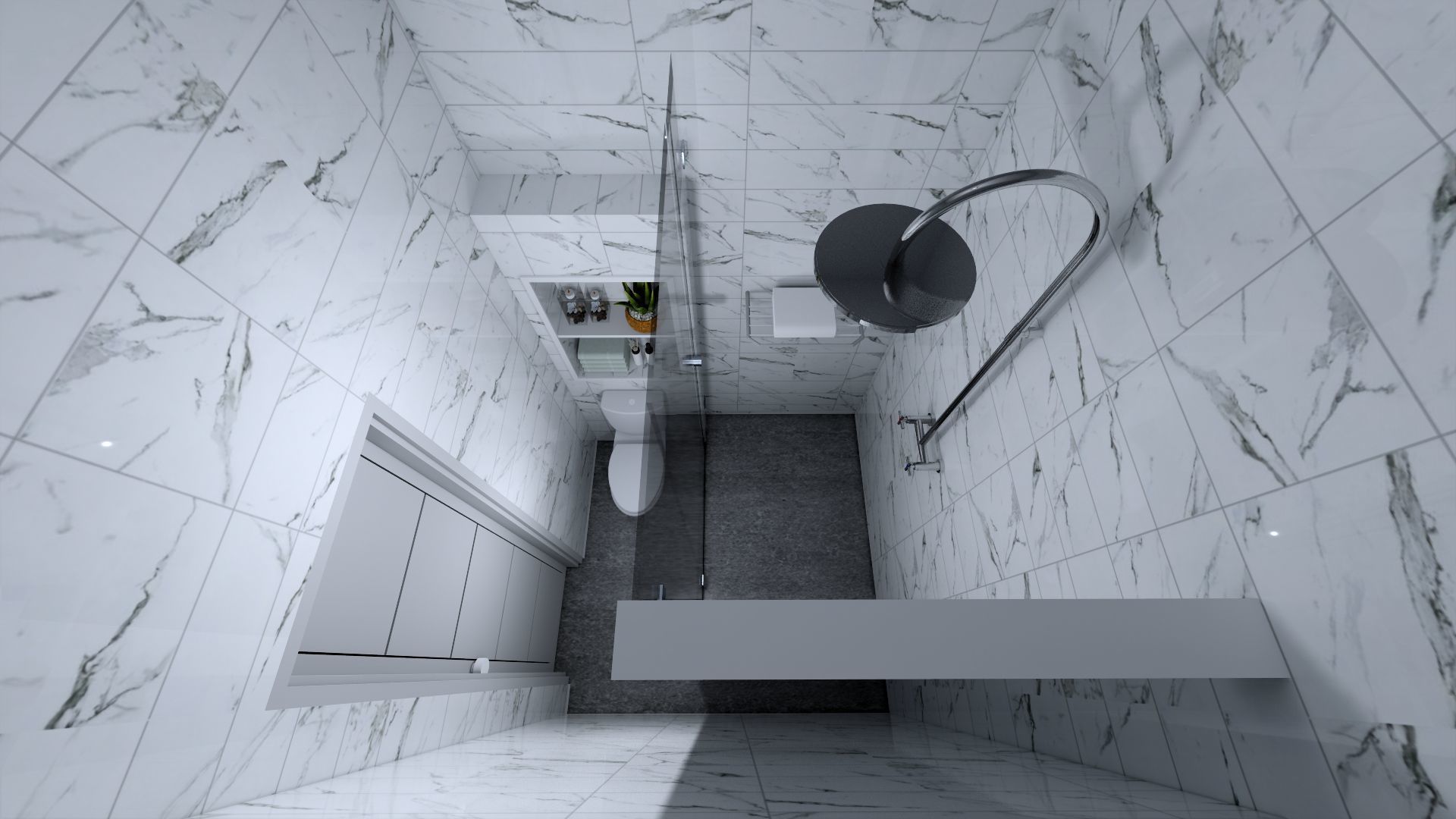 Luxury 2 floor House design with wooden House for reception 3D model_98