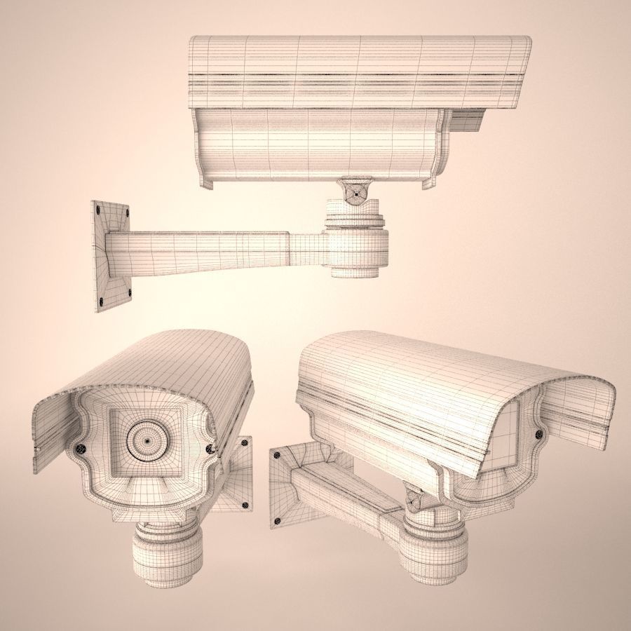 Security camera 3D model_3