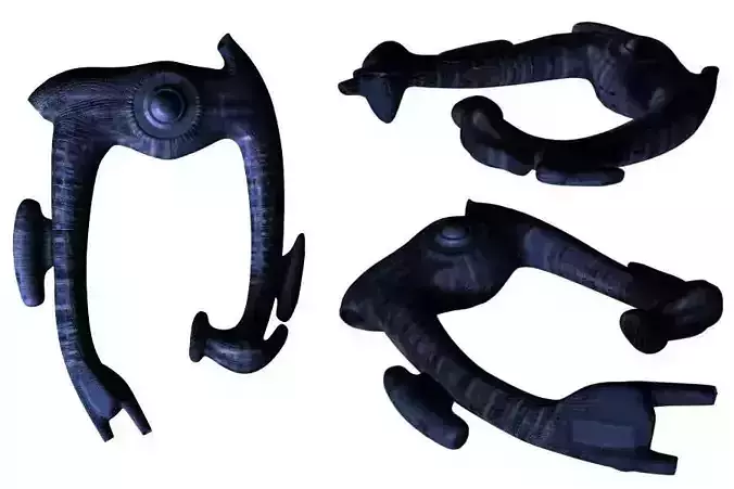 Alien derelict Free 3D model