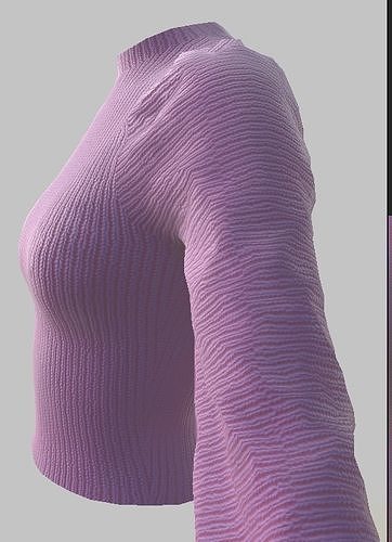 Sweater as a Top  Texture