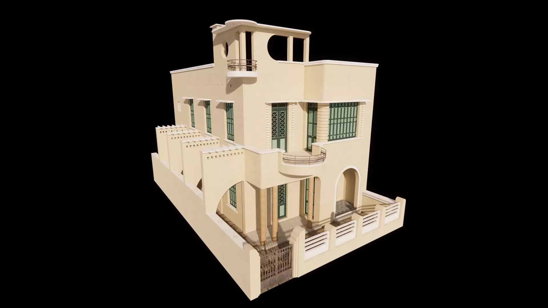 old house-Old Abandoned House 3D model