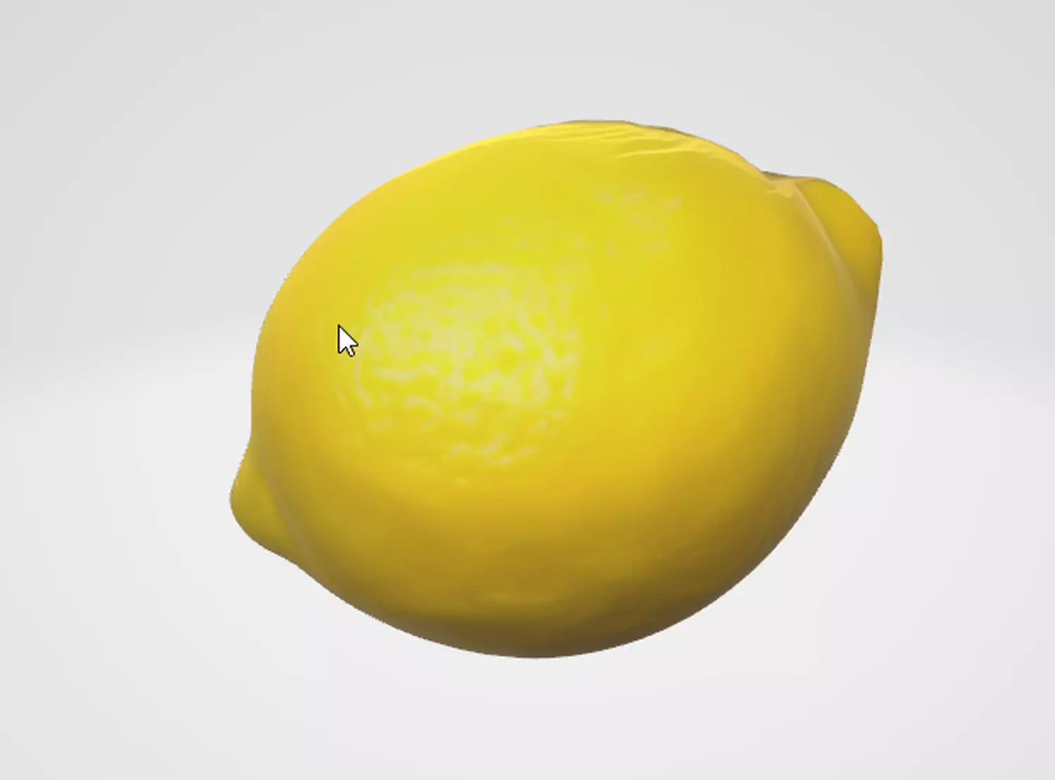 High-Quality Lemon 3D Asset for Culinary Projects Low-poly 3D model_0