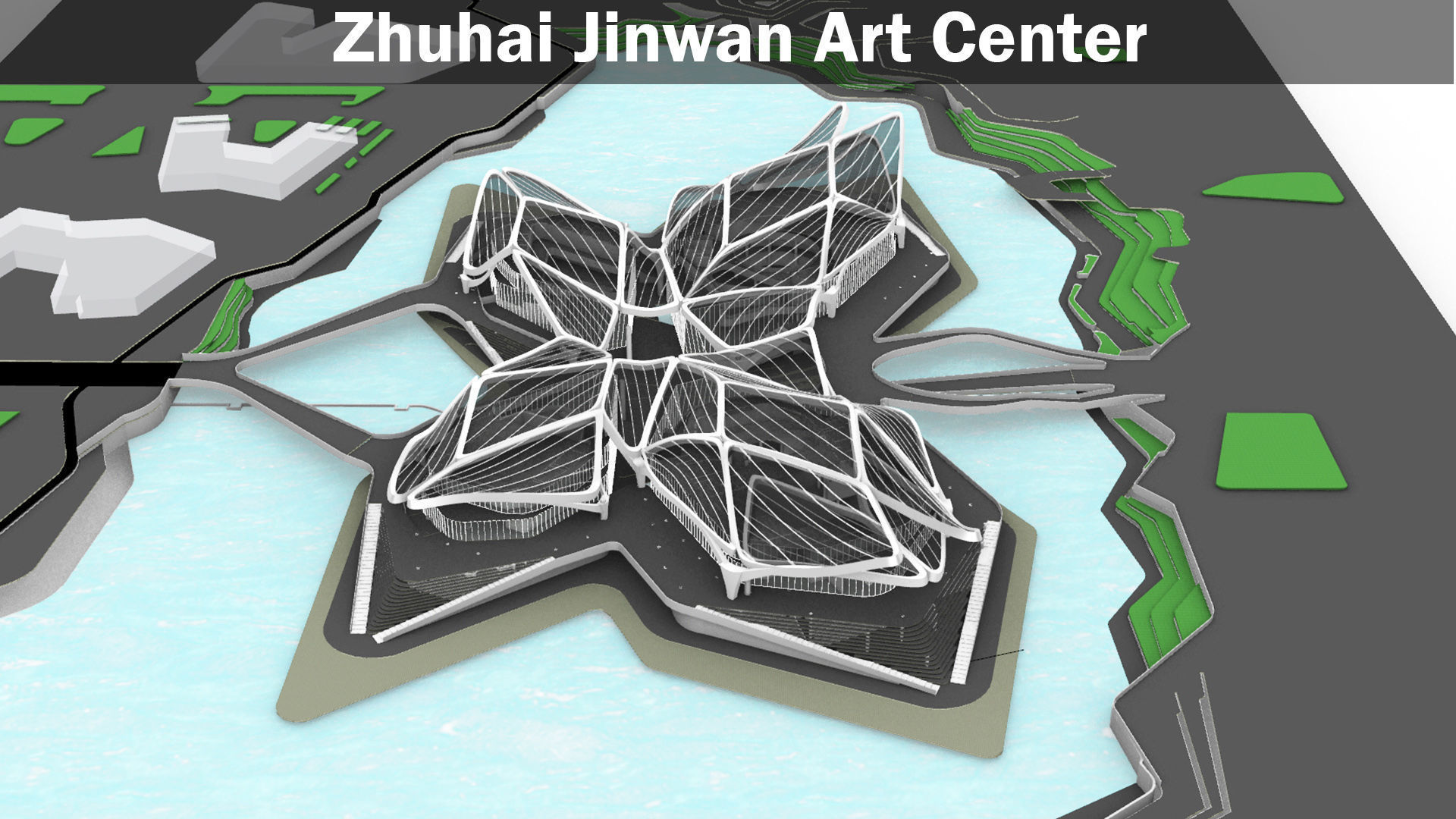 Zhuhai Jinwan Art Center 3D model_3