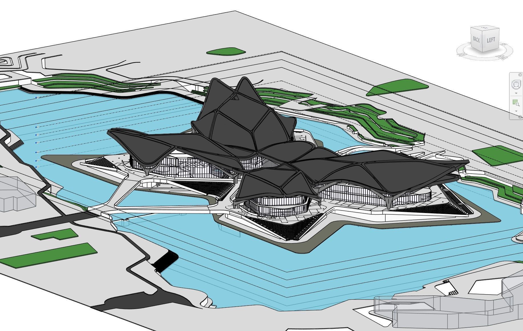 Zhuhai Jinwan Art Center 3D model_14