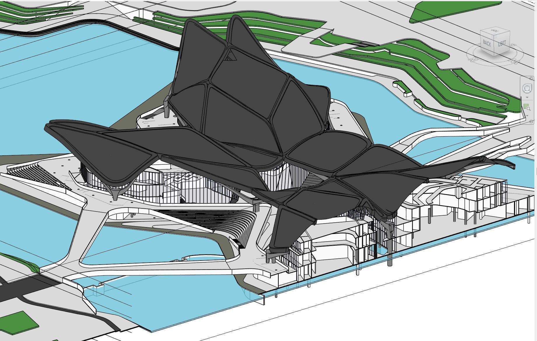 Zhuhai Jinwan Art Center 3D model_8