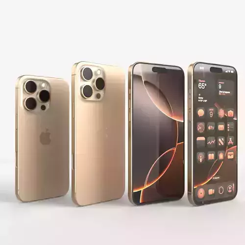 Apple iPhone 16 Pro and Pro Max Desert Titanium