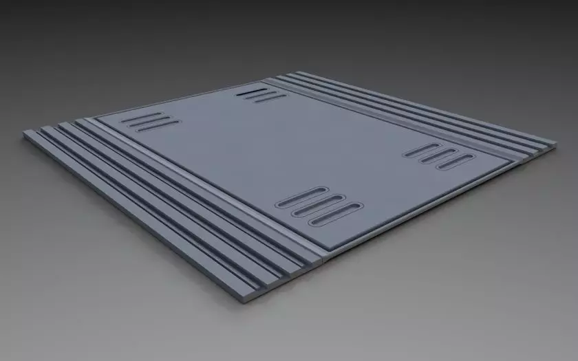 Floor Panel 01 Free 3D model