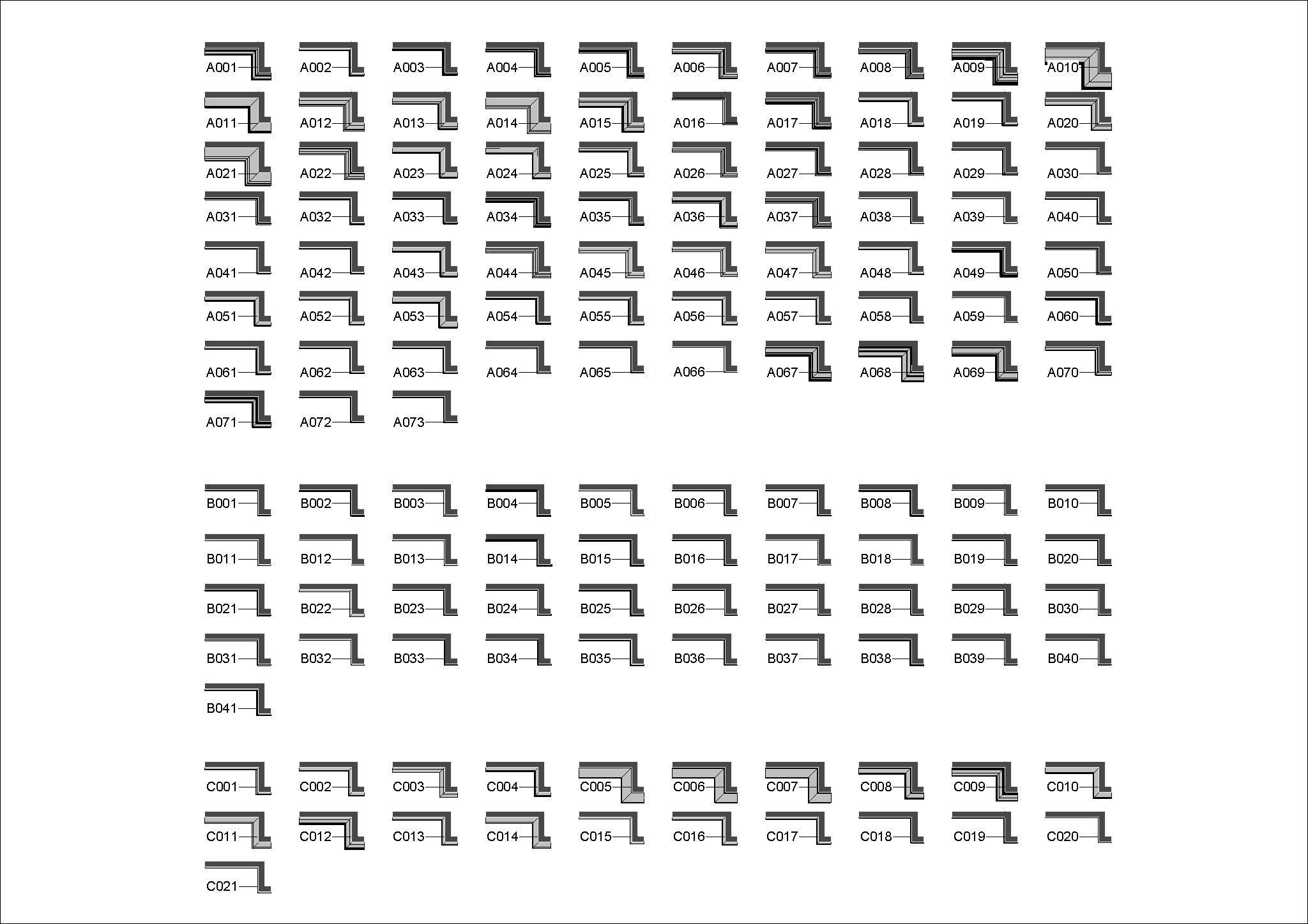 Revit cornices collection historic details 130 profiles 3D model_4
