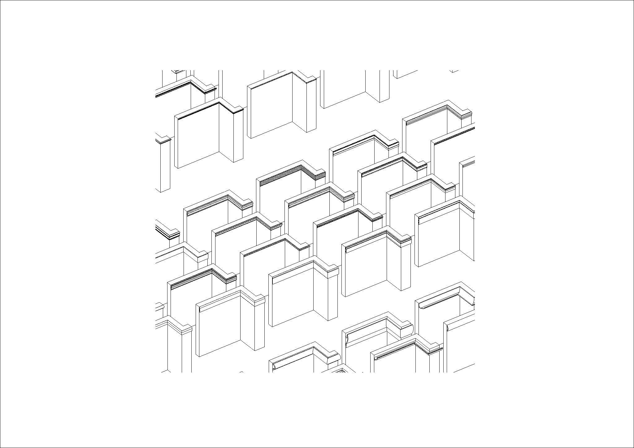 Revit cornices collection historic details 130 profiles 3D model_7