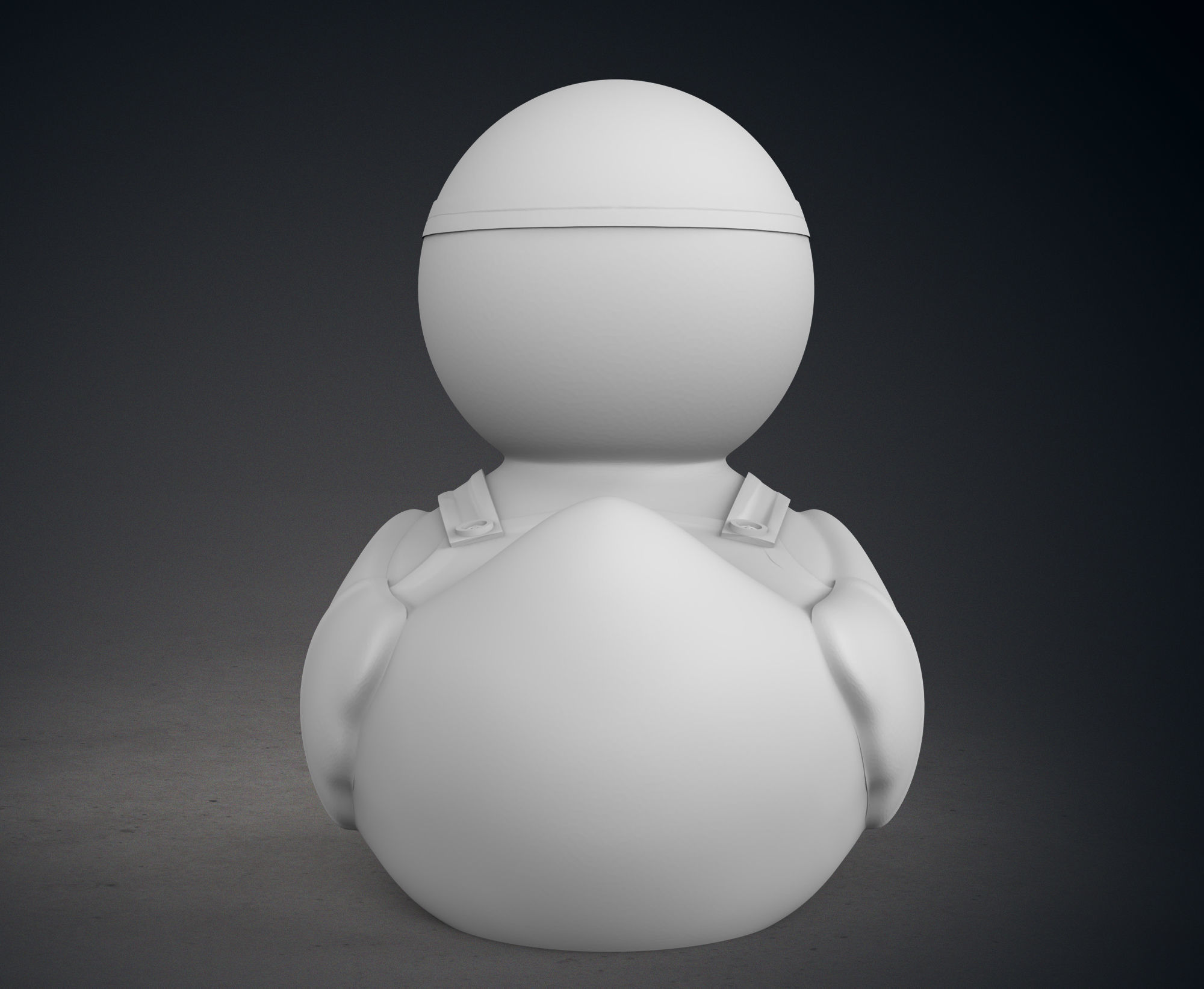 Cute Minion Rubber Duck 3D print model_6