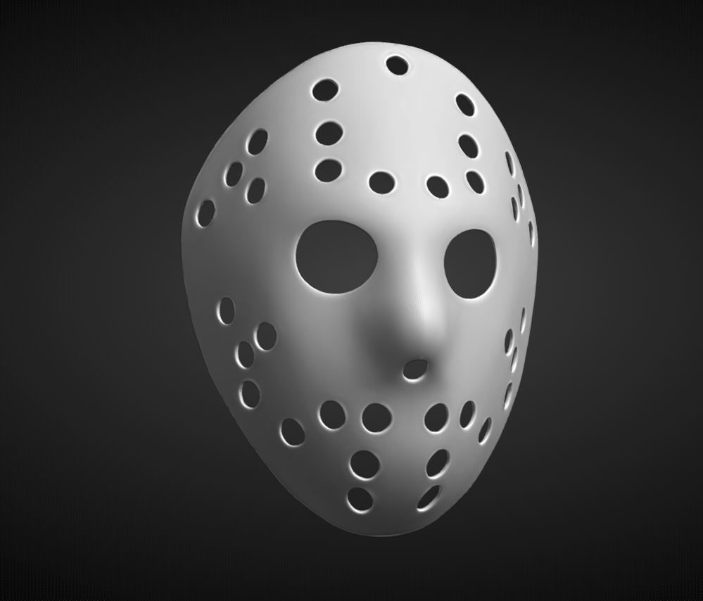 MASCARA JASON VOORHEES - VIERNES 13 - FRIDAY 13TH 3D print model_1