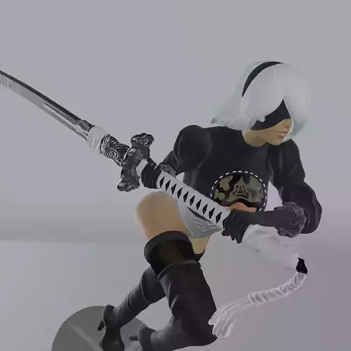 2b Nier Automata Ready For Printing 3D print model