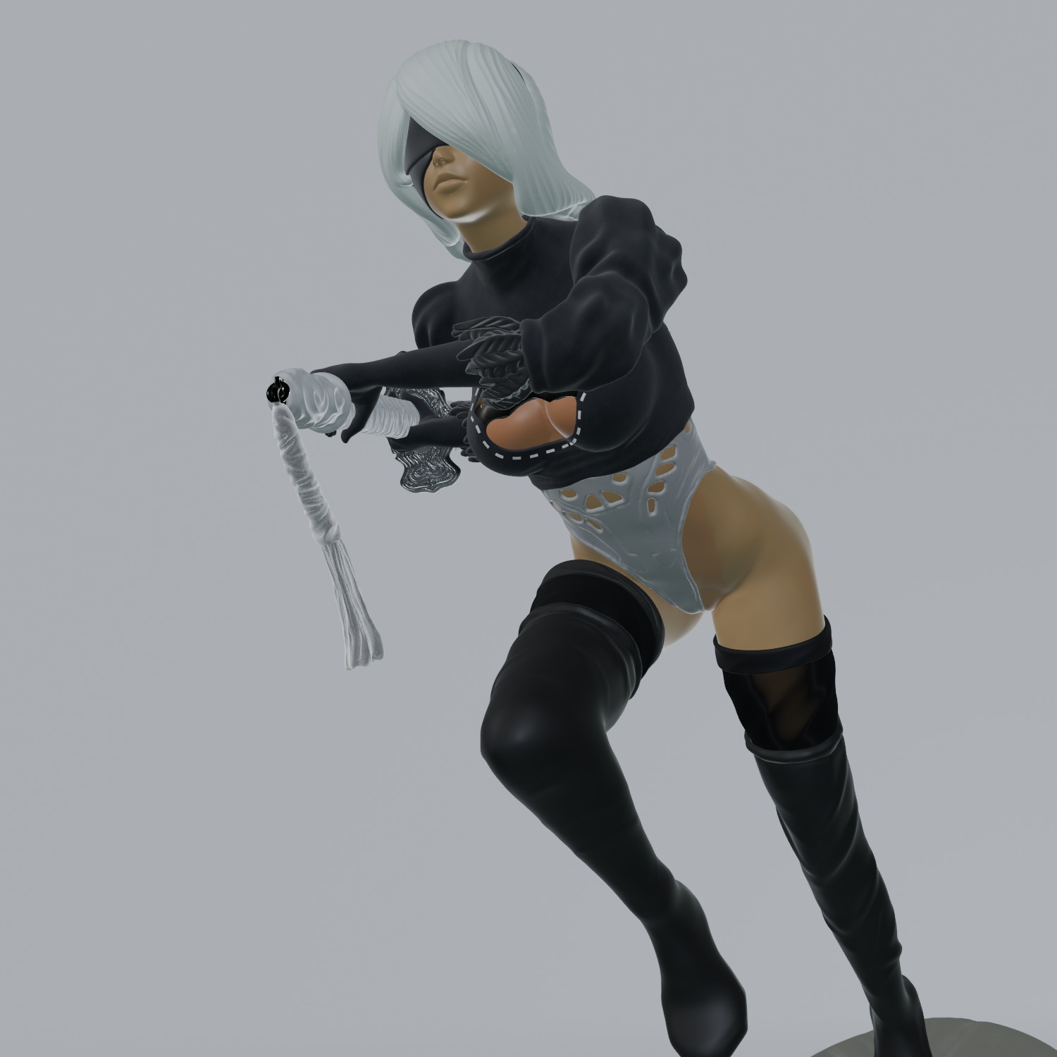 2b Nier Automata Ready For Printing 3D print model_5