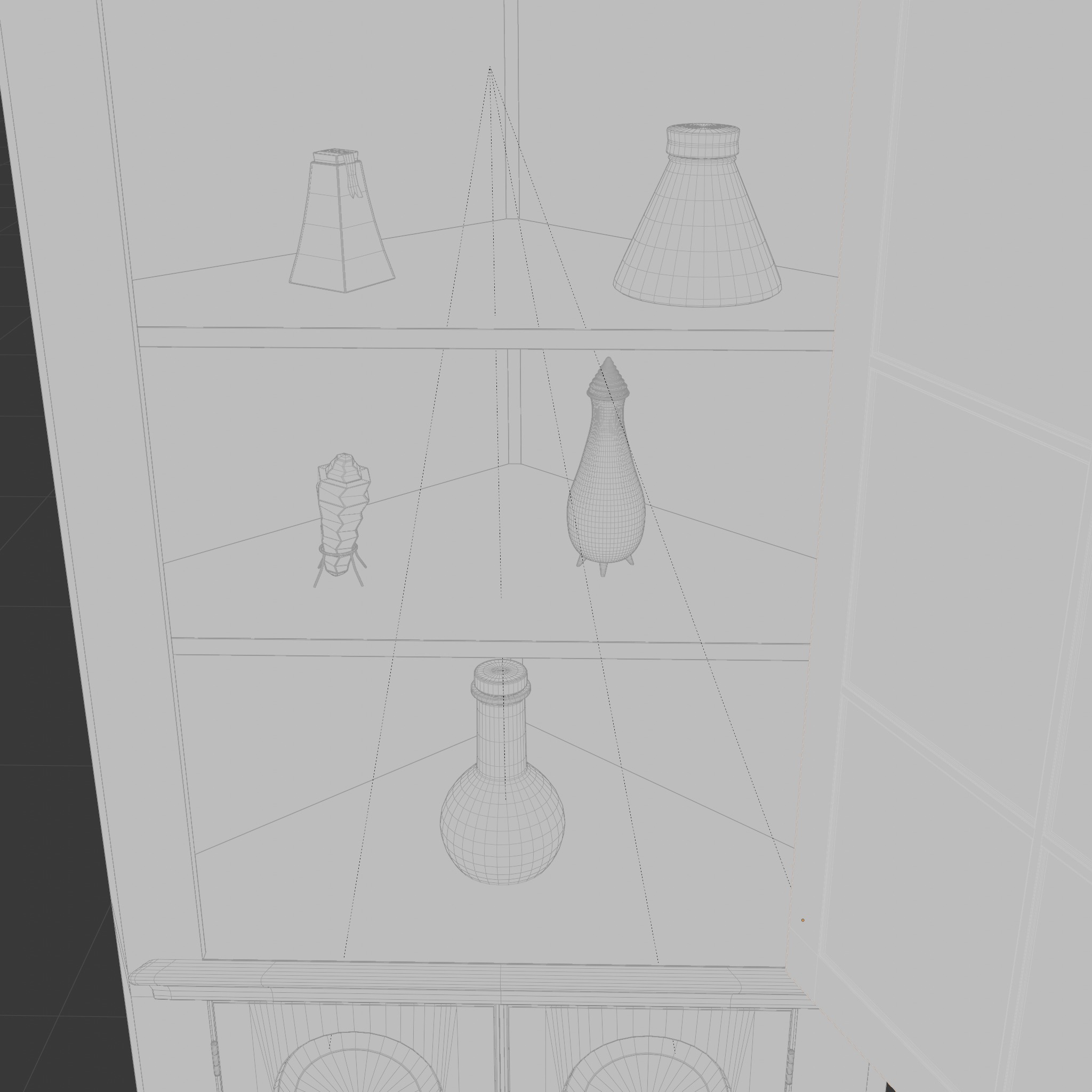 Bottles for Magic Potions 3D model_8