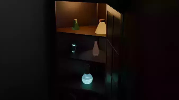 Bottles for Magic Potions 3D model