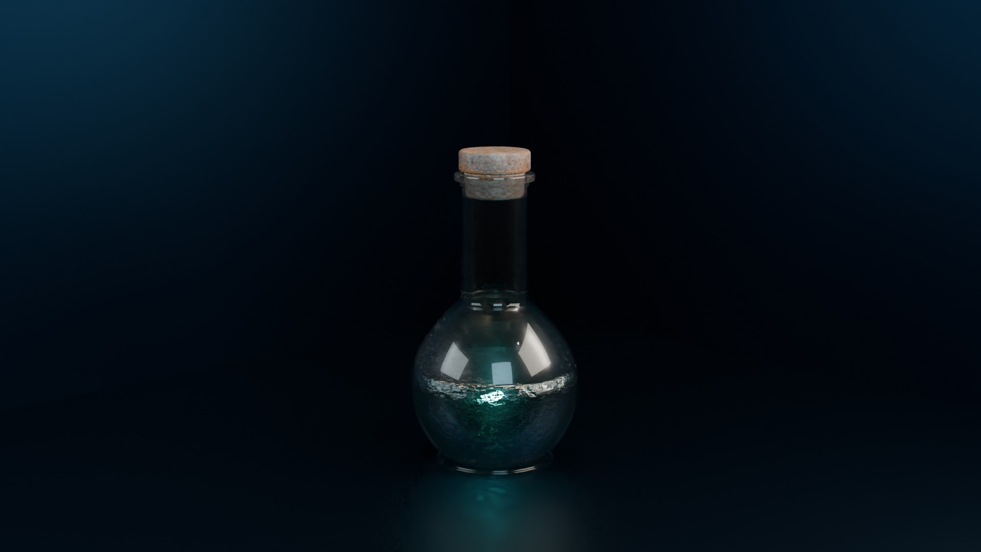 Bottles for Magic Potions 3D model_3