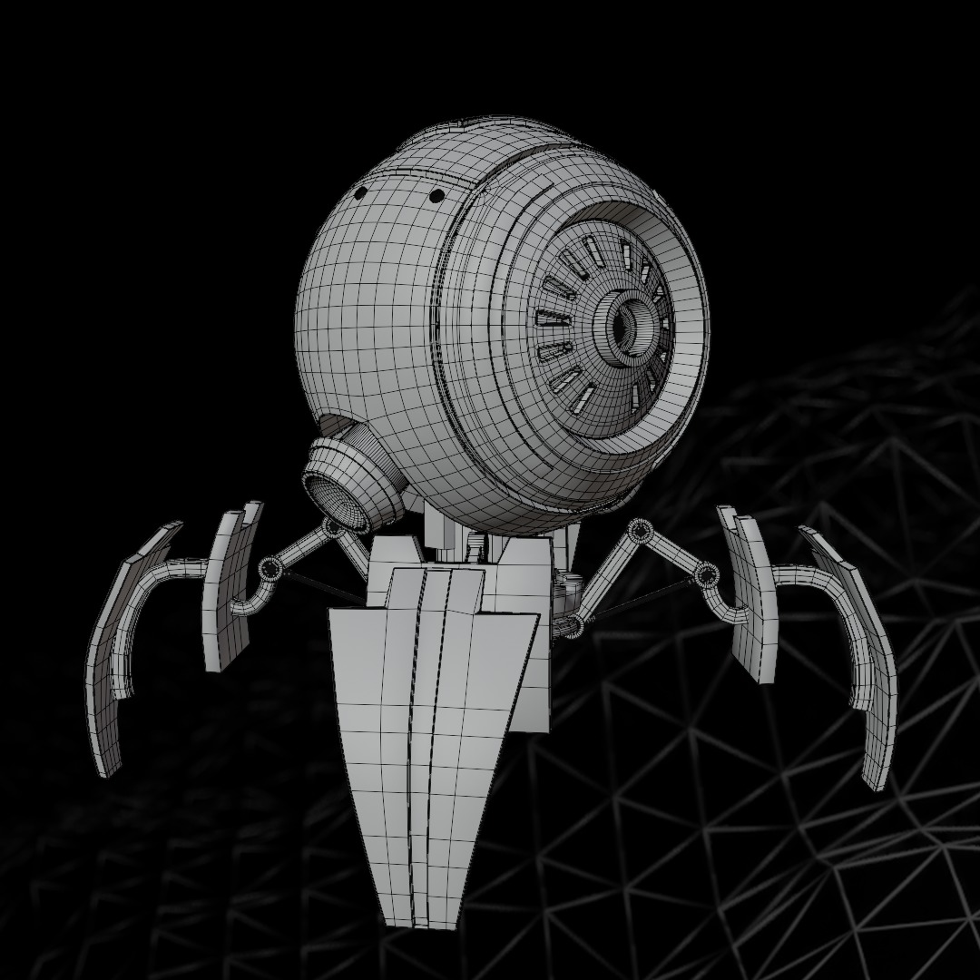 Robot Spider 3D model_4