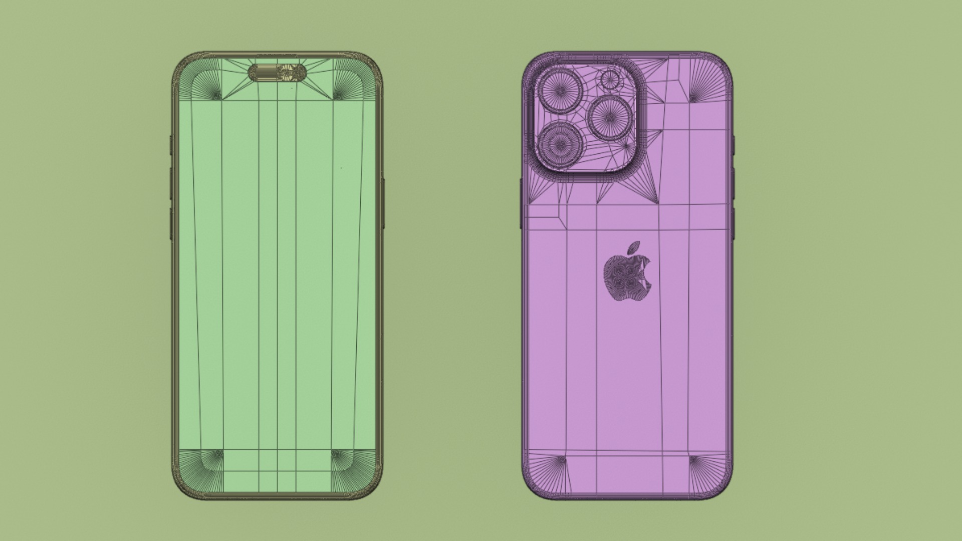 Apple iPhone 16 Pro and Pro Max Black Titanium 3D model_12