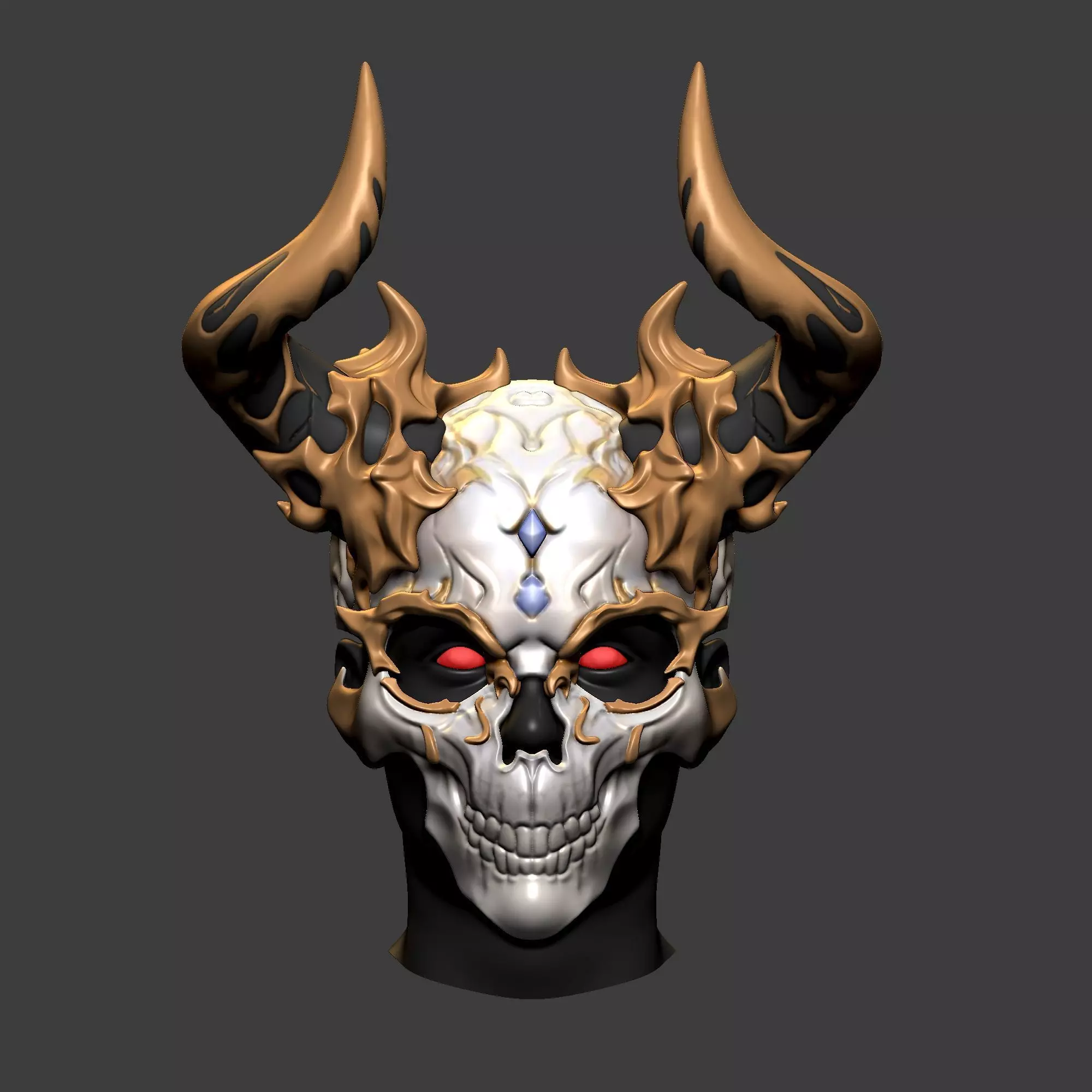 DEVIL - MASK-Ver02 3D print model_0