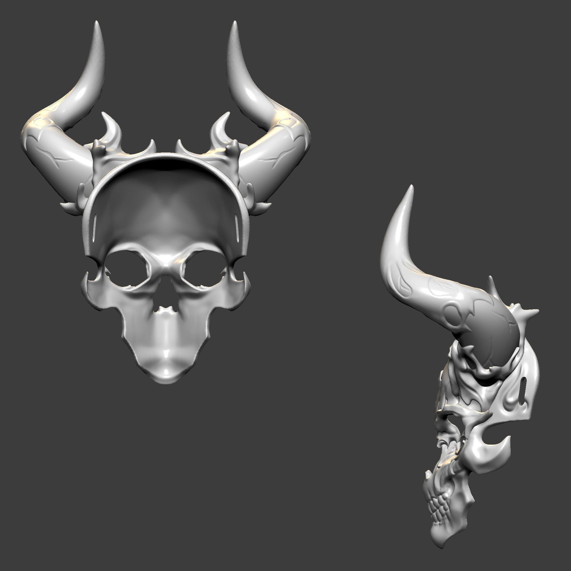 DEVIL - MASK-Ver02 3D print model_6