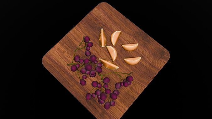 Fruits 3D Model  Low-poly 3D model 3