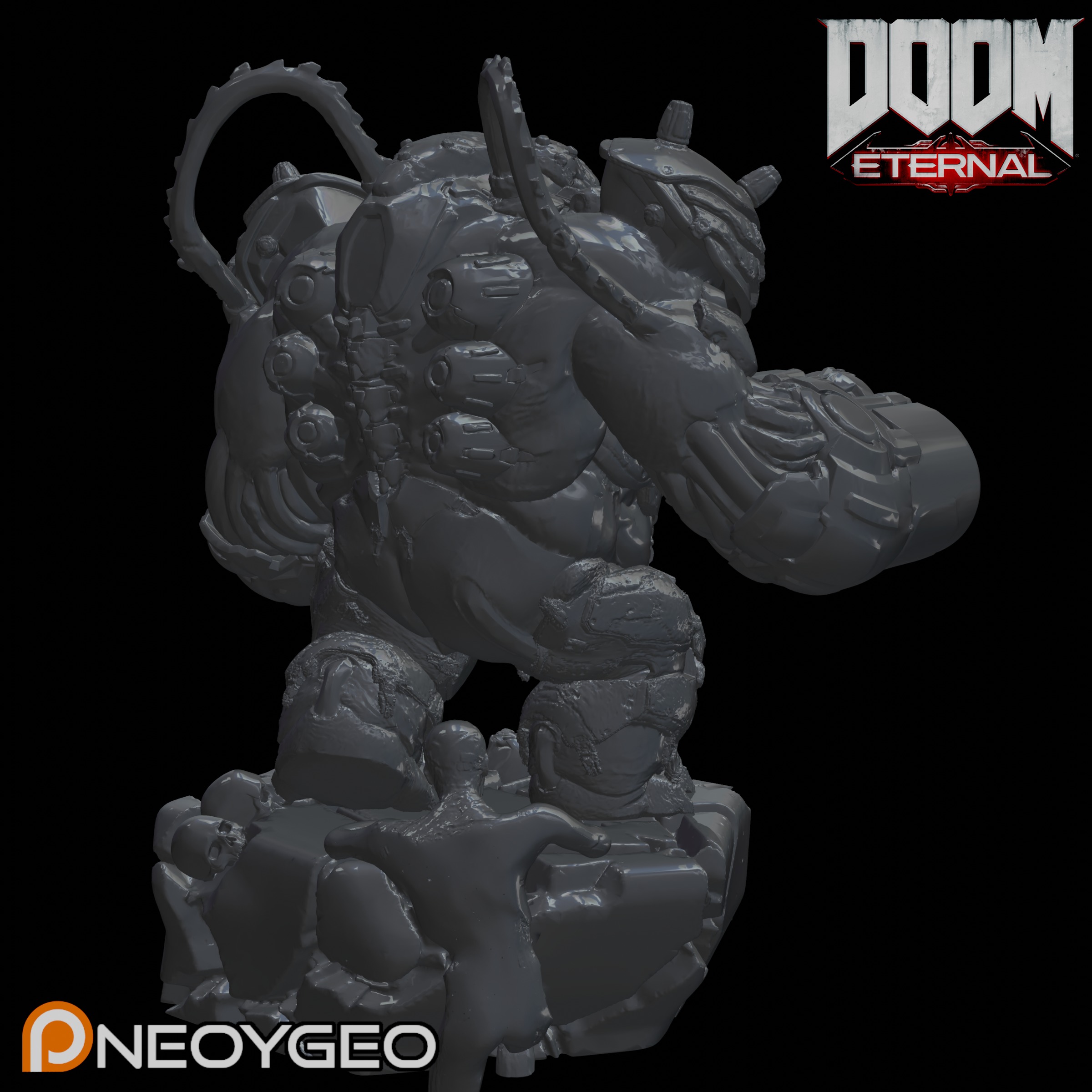 CYBER MANCUBUS - DOOM ETERNAL 3D print model_4