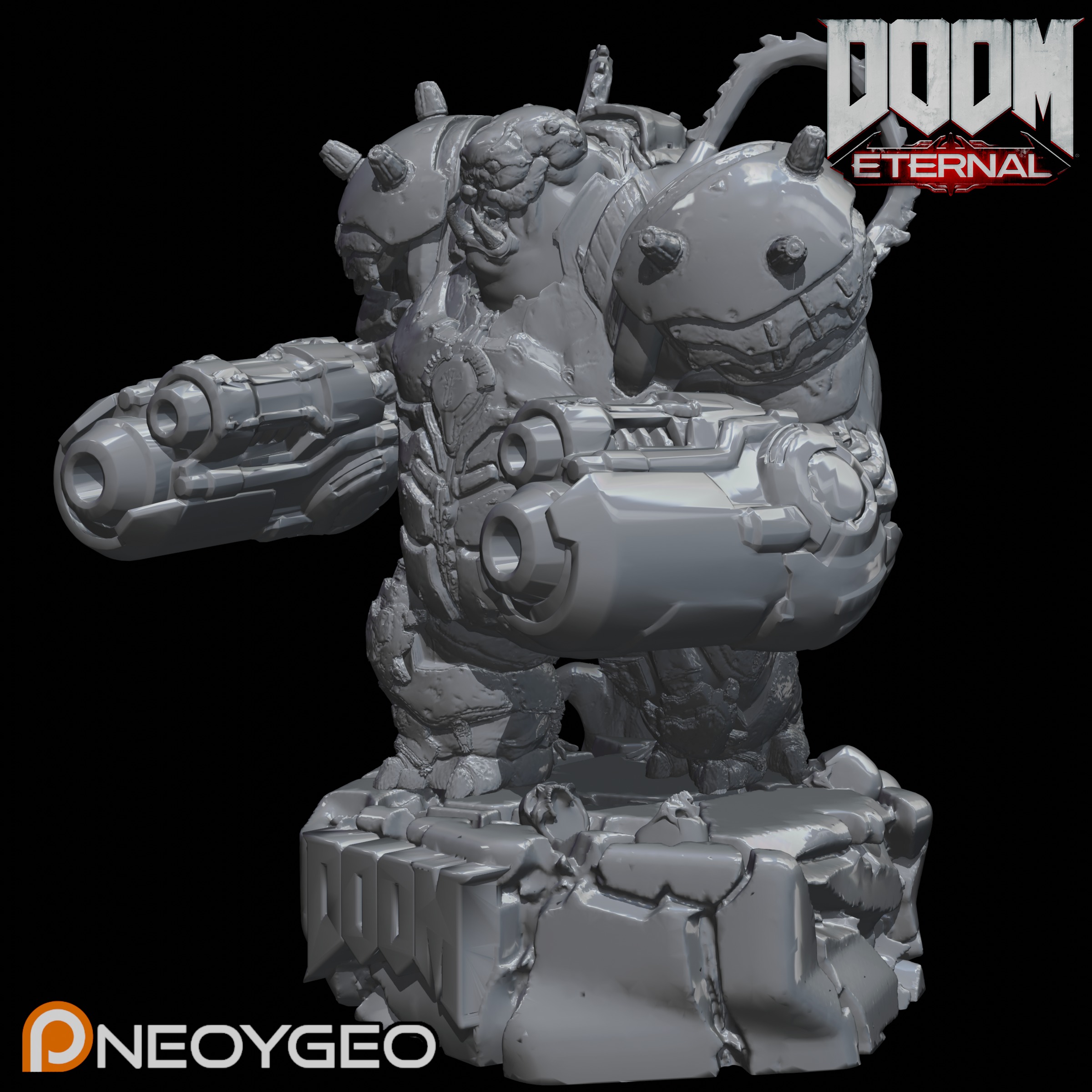 CYBER MANCUBUS - DOOM ETERNAL 3D print model_2