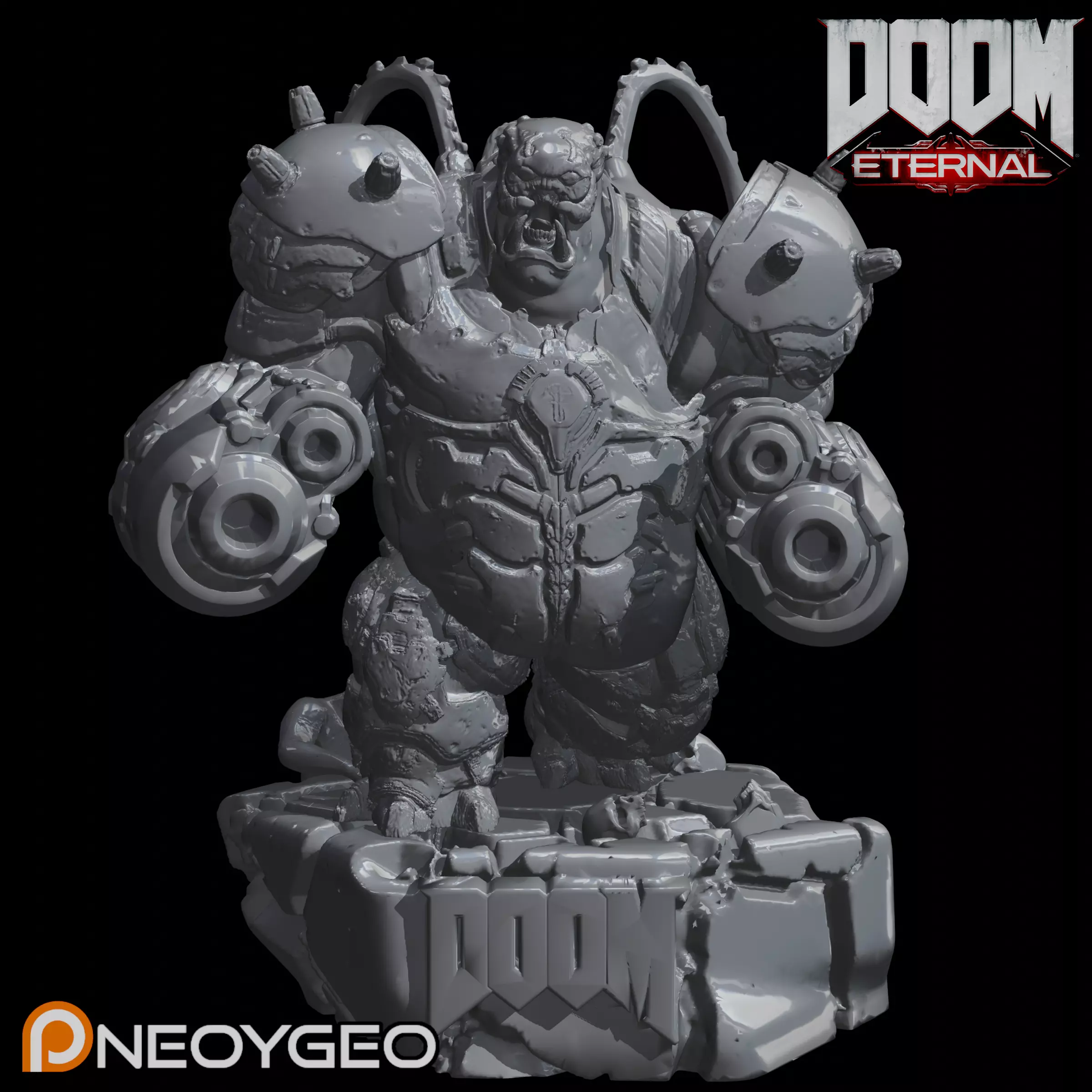 CYBER MANCUBUS - DOOM ETERNAL 3D print model_0