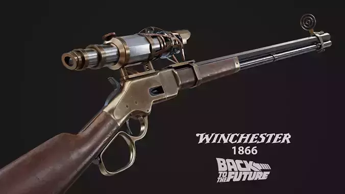 Winchester 1866 sniper rifle
