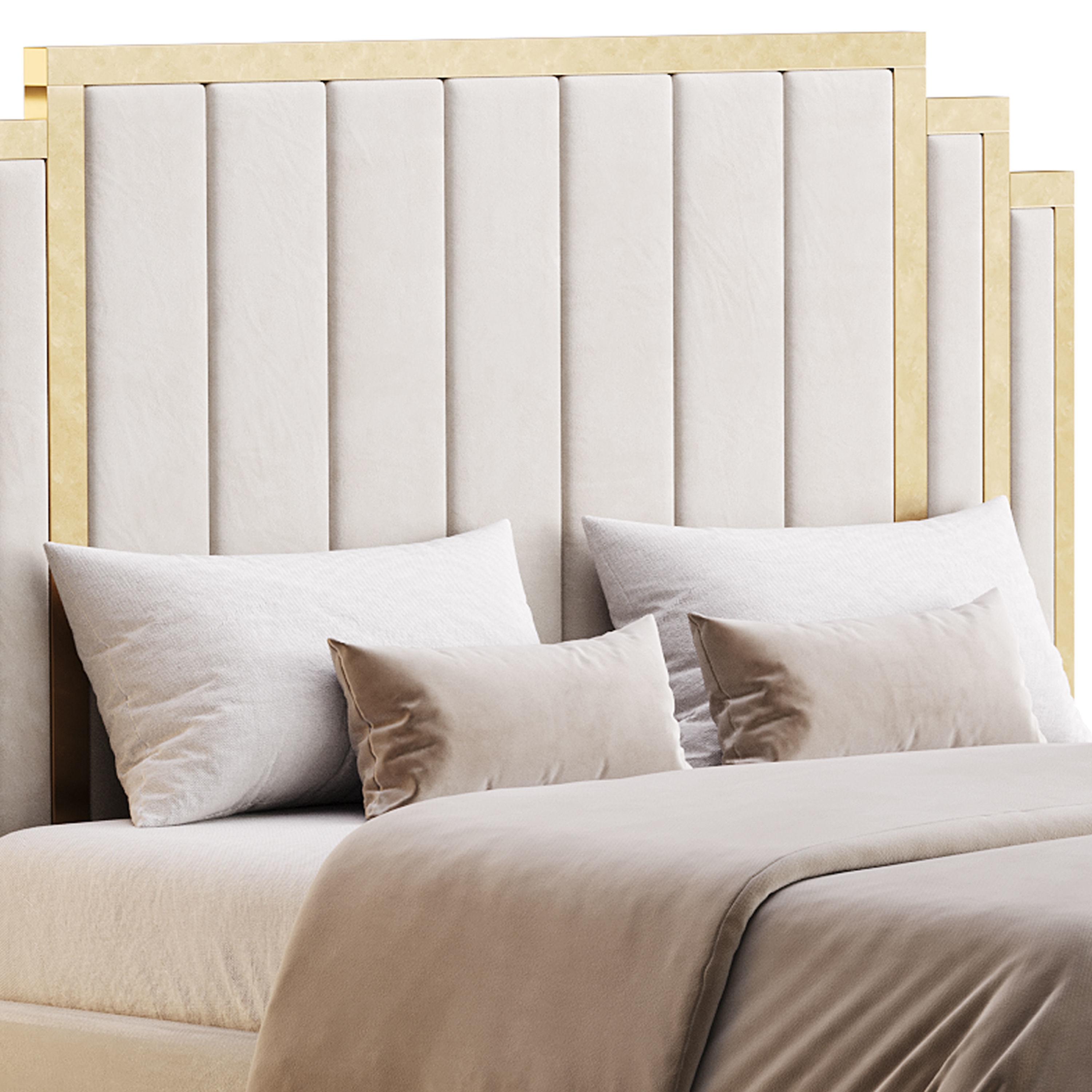 HOWE King Size Bed 3D model_4