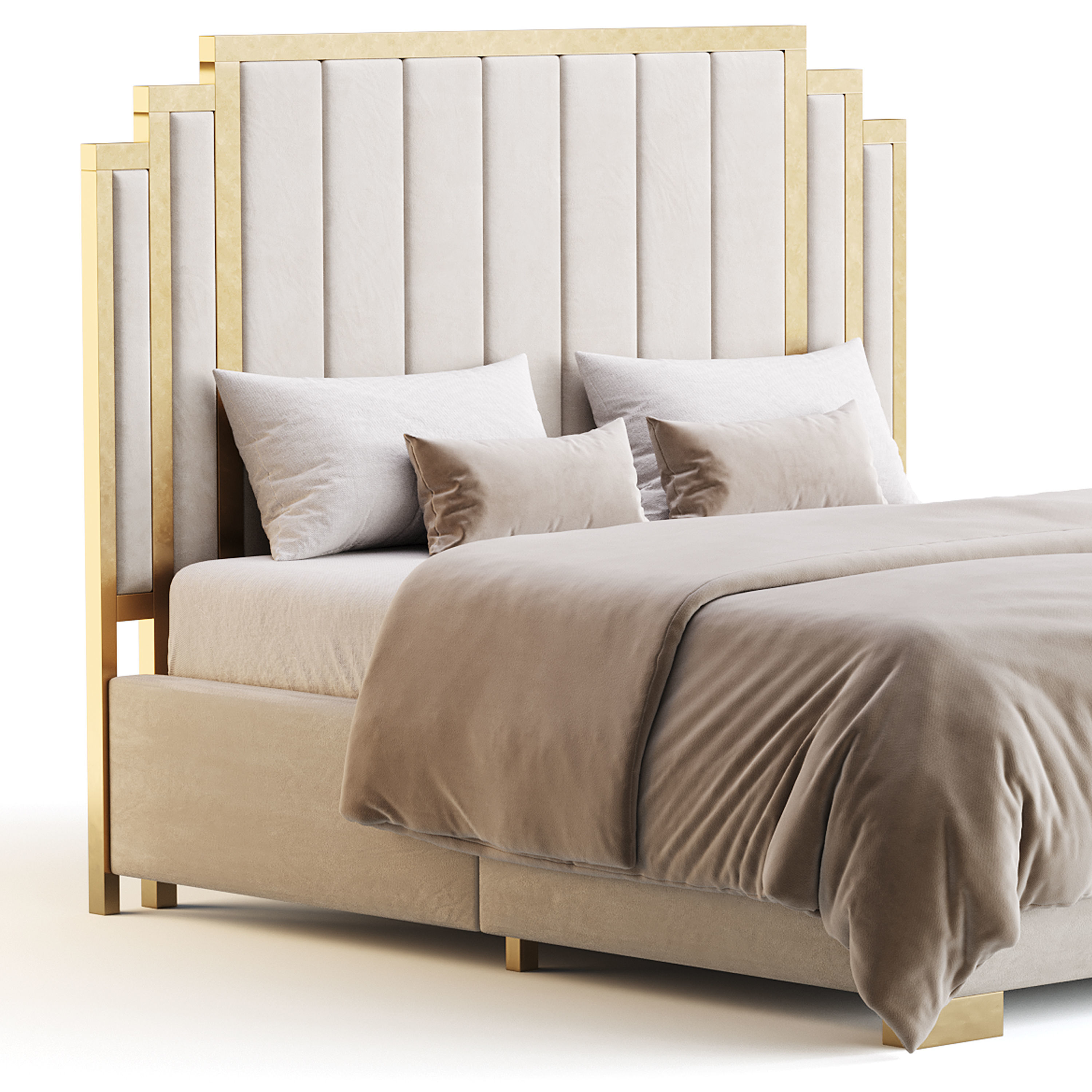 HOWE King Size Bed 3D model_6