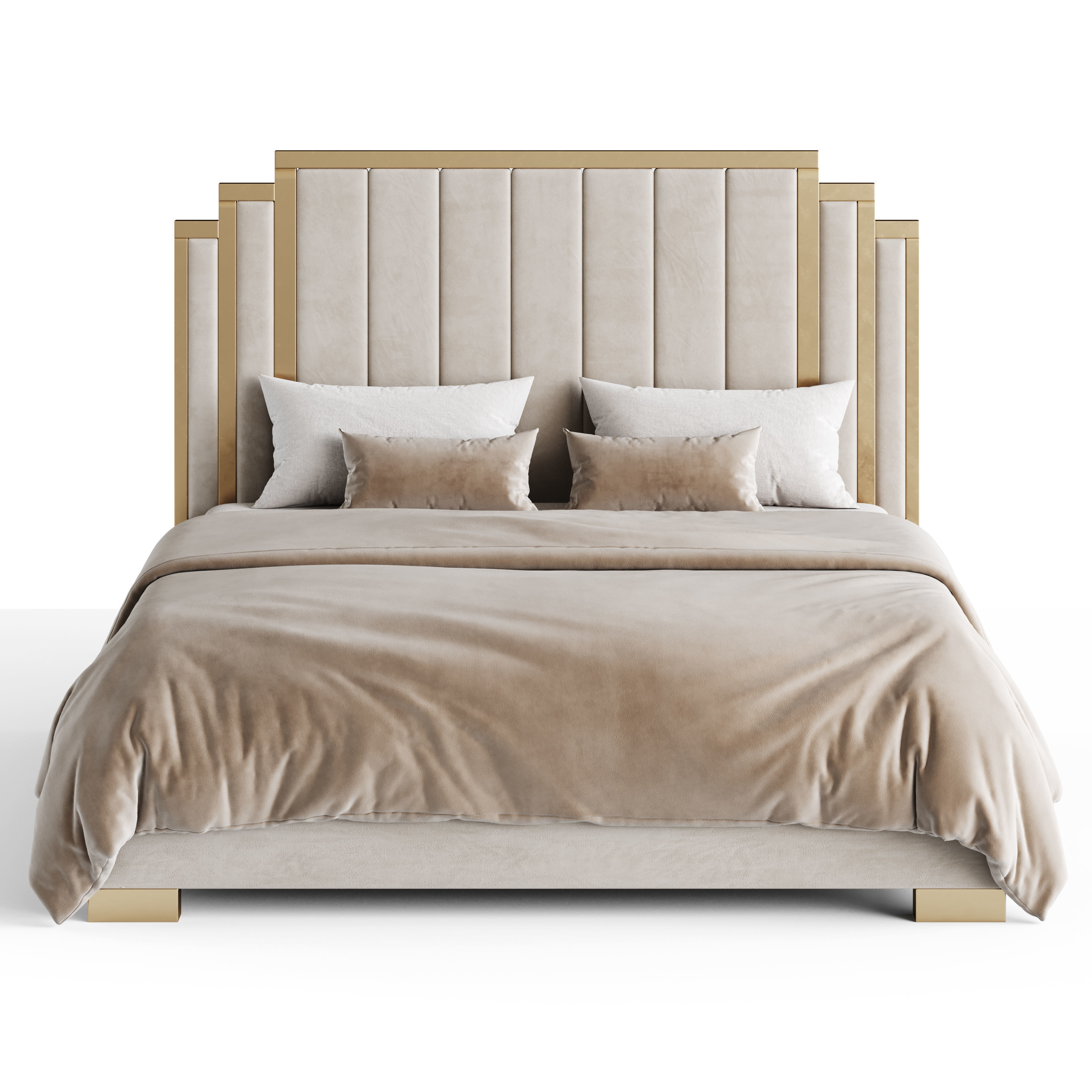 HOWE King Size Bed 3D model_12