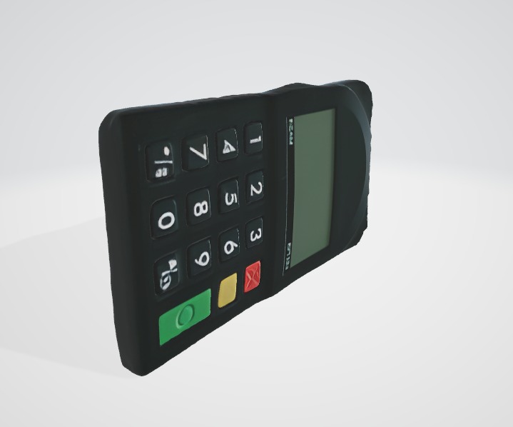 Classic Calculator 3D Model 3D model_2
