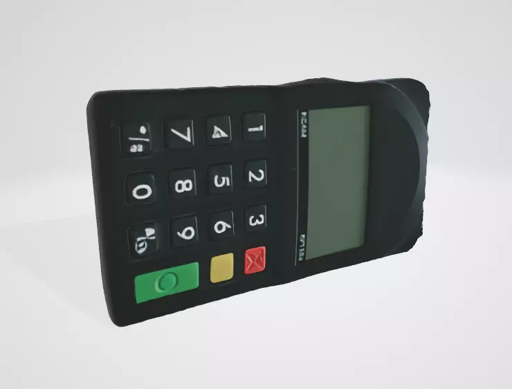 Classic Calculator 3D Model 3D model_0